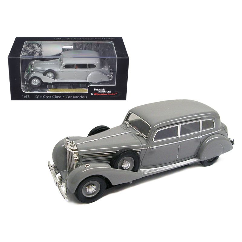 1938 Mercedes 770K Sedan Grey 1/43 Diecast Car Model by Signature Models