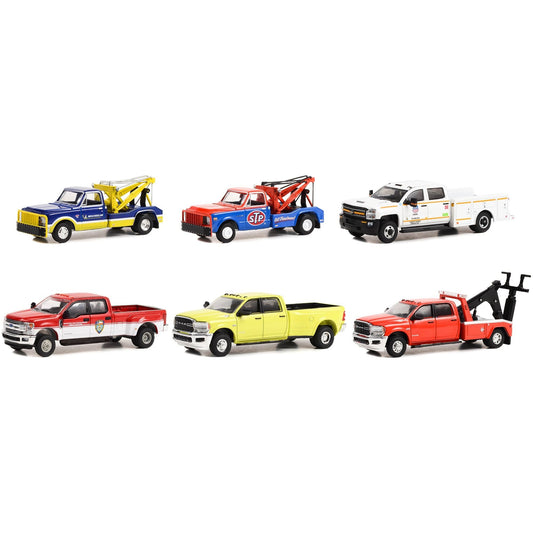 "Dually Drivers" Set of 6 Trucks Series 11 1/64 Diecast Model Cars by Greenlight