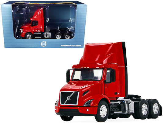 Volvo VNR 300 Day Cab with Roof Fairing Truck Tractor Crossroad Red 1/50 Diecast Model by First Gear