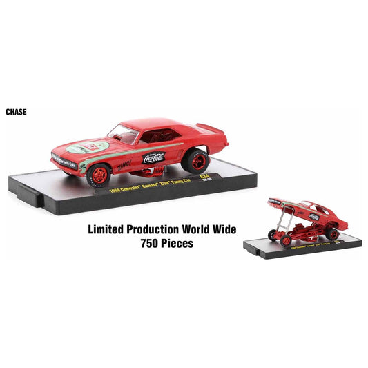 "Coca-Cola" Set of 3 pieces Release 34 Limited Edition to 10000 pieces Worldwide 1/64 Diecast Model Cars by M2 Machines