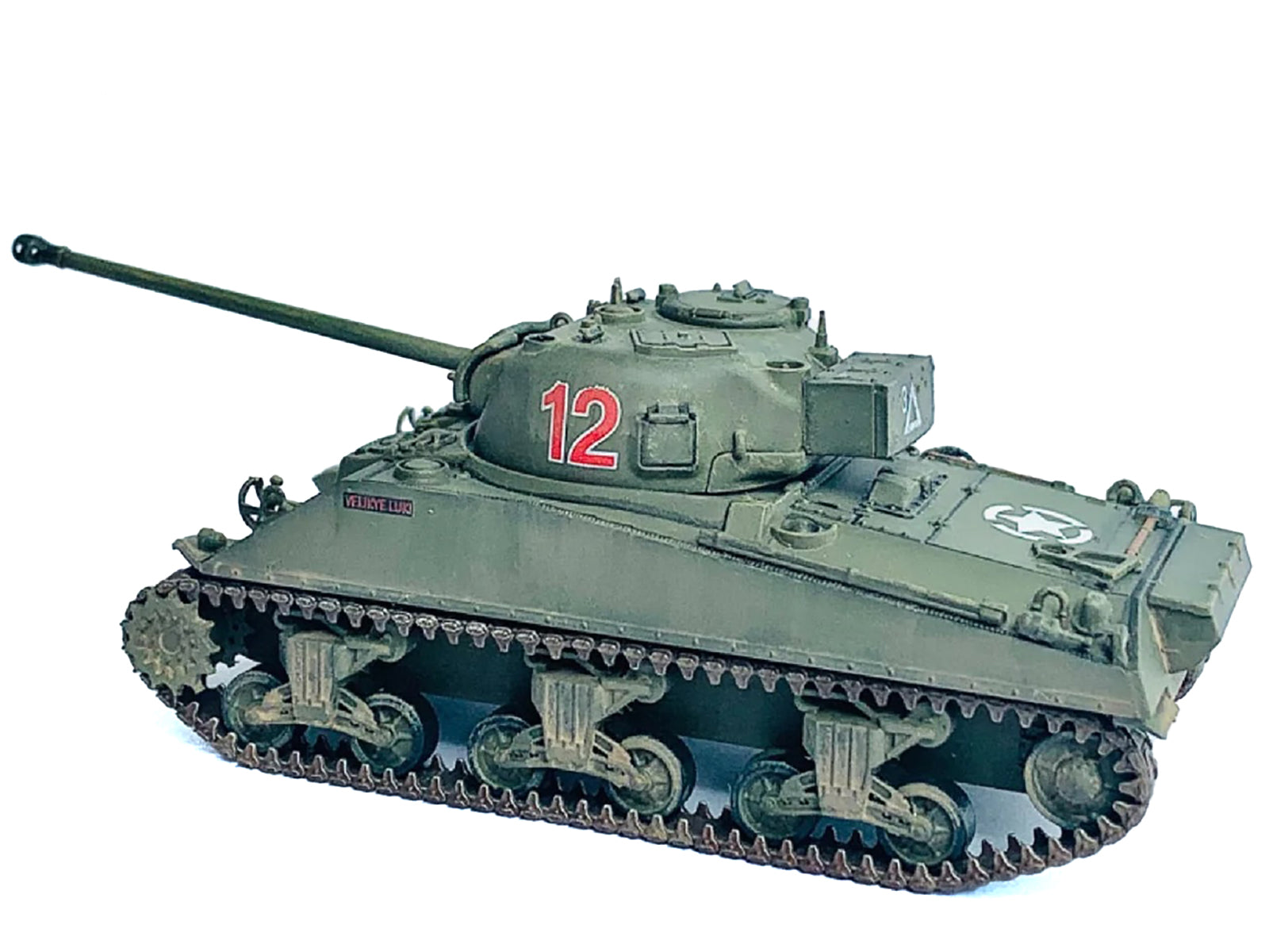 British Sherman Firefly Vc Tank #12 "3 Troop A Sqd. Northamptonshire Yeomanry France" (1944) "NEO Dragon Armor" Series 1/72 Plastic Model by Dragon Models