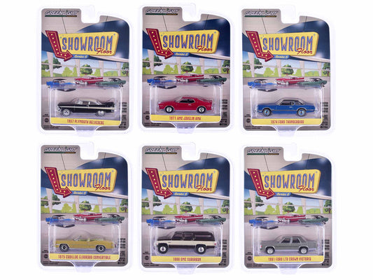 "Showroom Floor" Set of 6 Cars Series 6 1/64 Diecast Model Cars by Greenlight