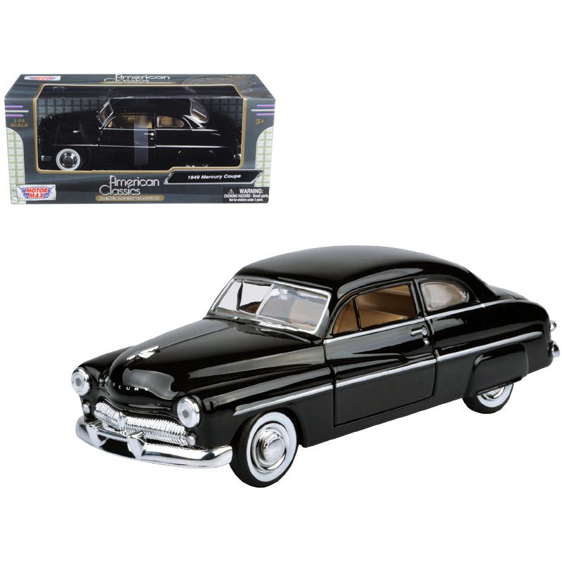 1949 Mercury Black 1/24 Diecast Model Car by Motormax