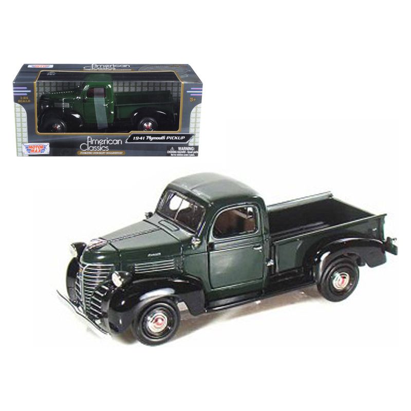 1941 Plymouth Pickup Green 1/24 Diecast Model Car by Motormax