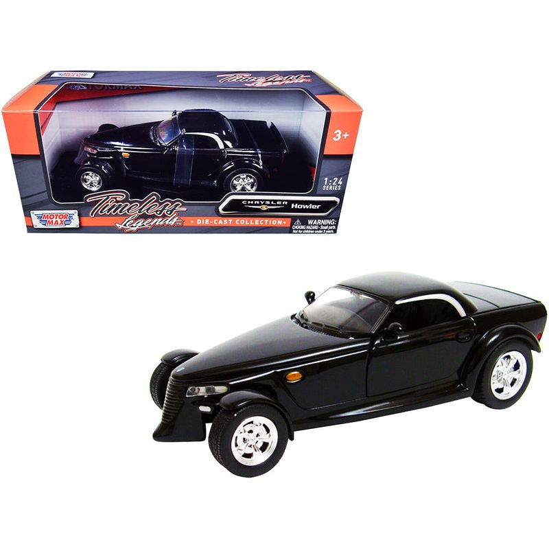 Chrysler Howler Concept Black "Timeless Legends" 1/24 Diecast Model Car by Motormax