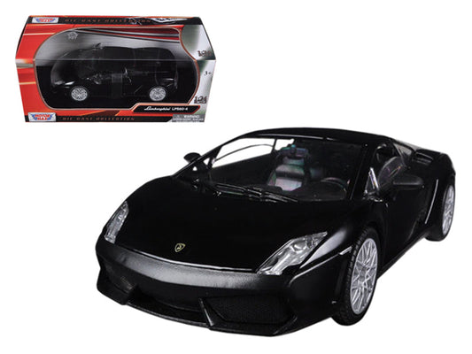 Lamborghini Gallardo LP-560-4 Matt Black 1/24 Diecast Car Model by Motormax