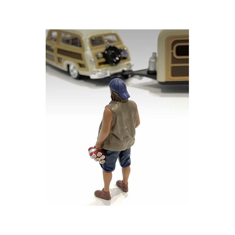 "Campers" Figure 2 for 1/18 Scale Models by American Diorama