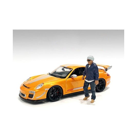 "Car Meet 1" Figurine IV for 1/24 Scale Models by American Diorama