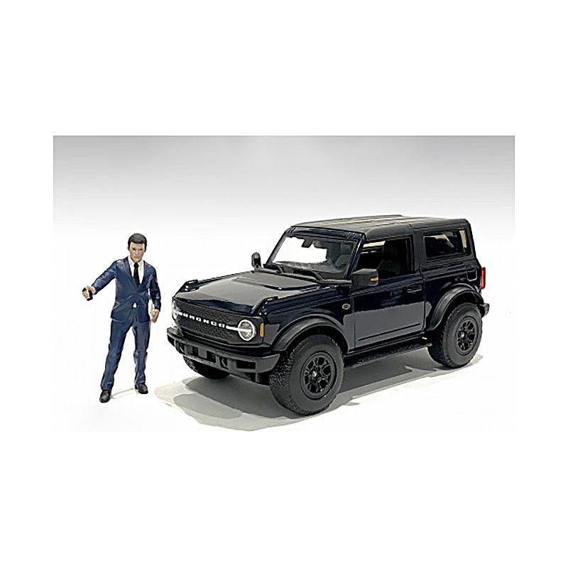 "The Dealership" Male Salesperson Figurine for 1/24 Scale Models by American Diorama