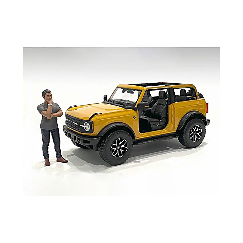 "The Dealership" Customer III Figurine for 1/24 Scale Models by American Diorama