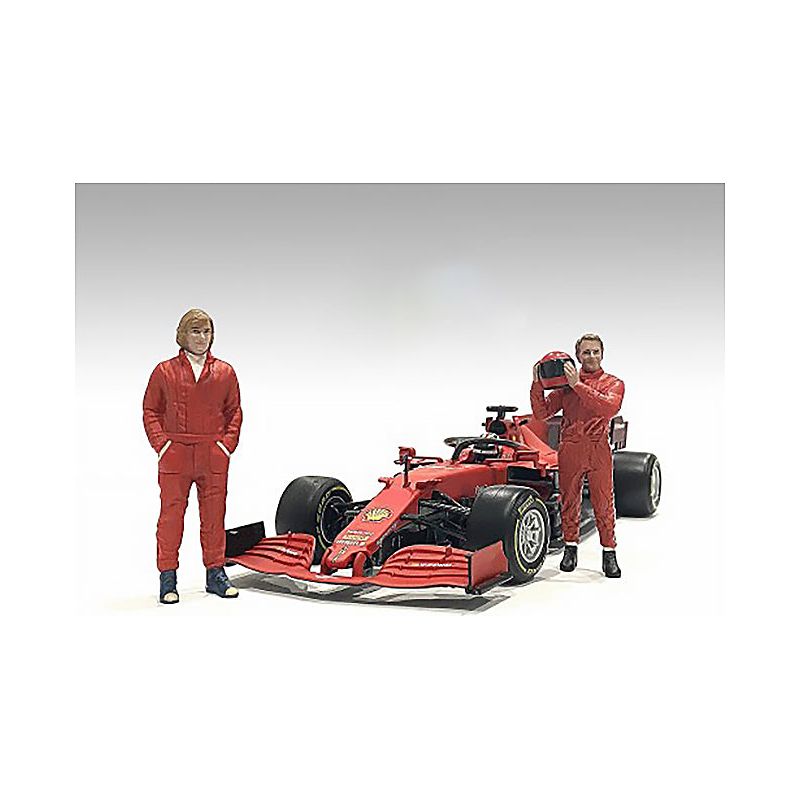 "Racing Legends" 70's Set of 2 Diecast Figures for 1/43 Scale Models by American Diorama