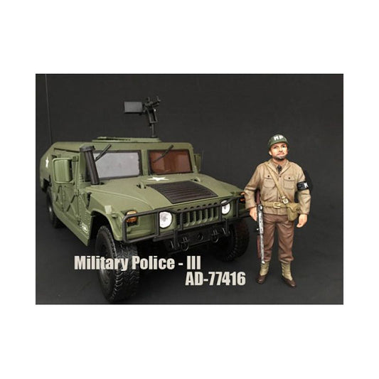 WWII Military Police Figure III For 1:18 Scale Models by American Diorama