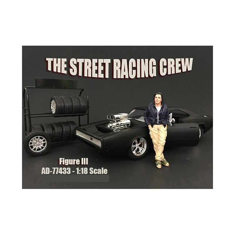 The Street Racing Crew Figure III For 1:18 Scale Models by American Diorama