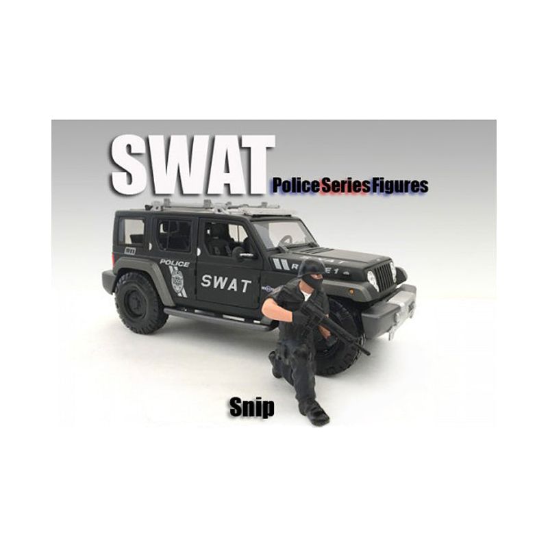 SWAT Team Snip Figure For 1:24 Scale Models by American Diorama