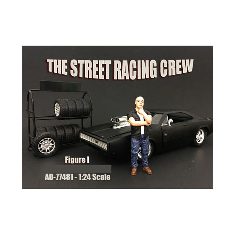 The Street Racing Crew Figure I For 1:24 Scale Models by American Diorama