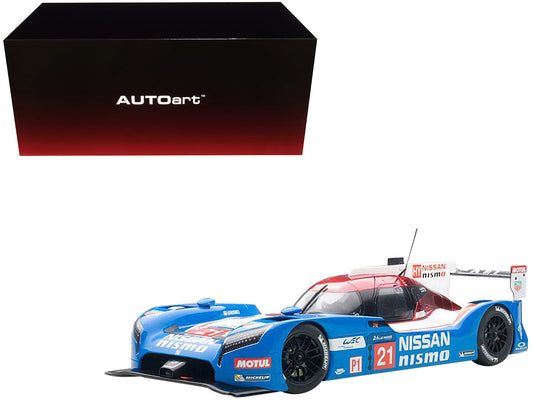 Nissan GT-R LM Nismo Le Mans 2015 T. Matsuda M. Shulzhitskiy L. Ordonez #21 1/18 Model Car by Autoart