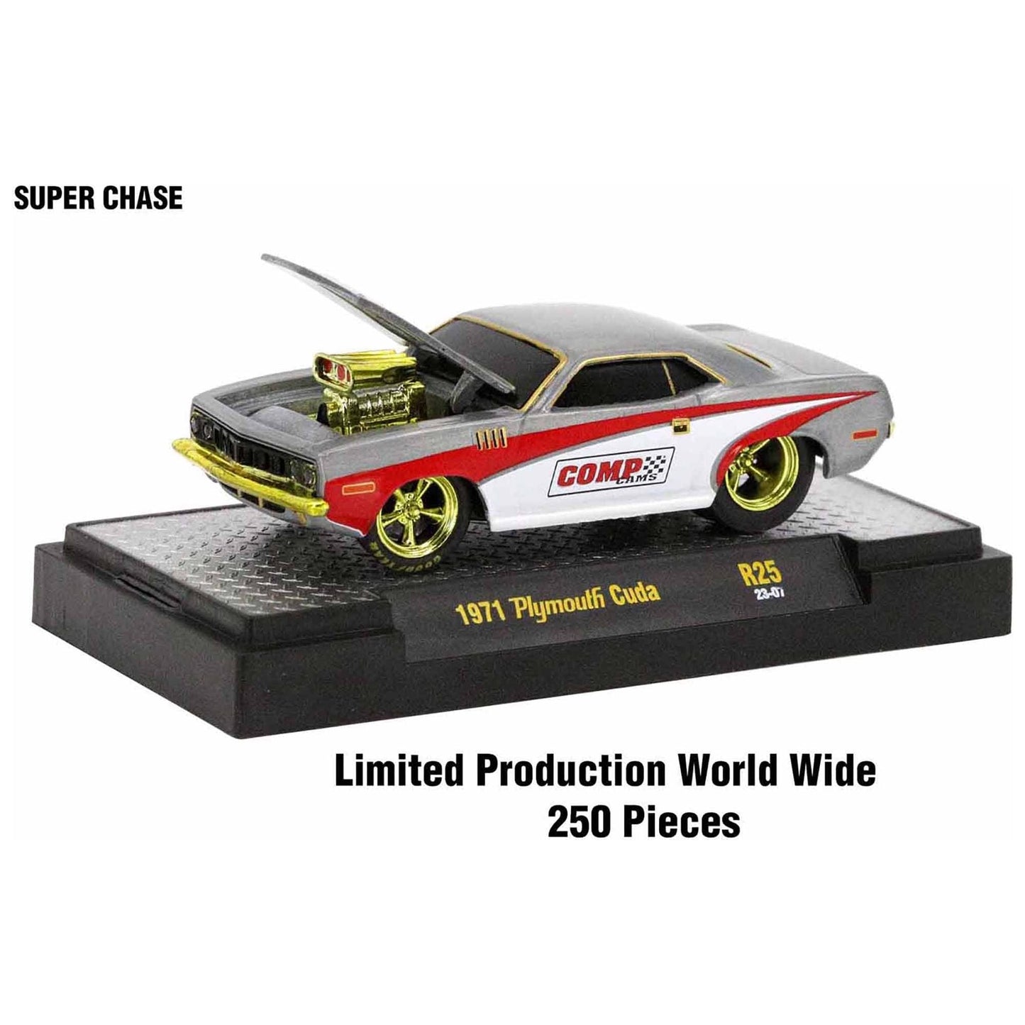 "Ground Pounders" 6 Cars Set Release 25 IN DISPLAY CASES Limited Edition 1/64 Diecast Model Cars by M2 Machines