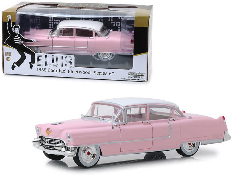 1955 Cadillac Fleetwood Series 60 "Pink Cadillac" Elvis Presley (1935-1977) 1/24 Diecast Model Car by Greenlight