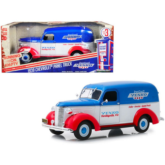 1939 Chevrolet Panel Truck "Yenko Sales and Service" "Running on Empty" Series 3 1/24 Diecast Model Car by Greenlight