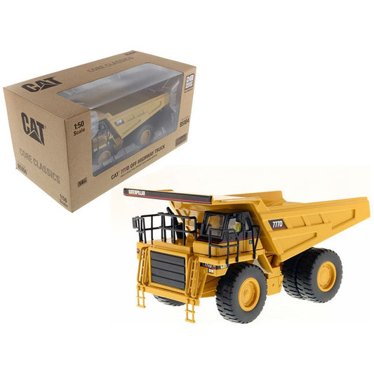 CAT Caterpillar 777D Off Highway Dump Truck with Operator "Core Classics Series" 1/50 Diecast Model by Diecast Masters