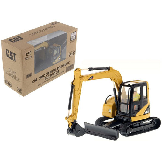 CAT Caterpillar 308C CR Excavator with Operator "Core Classics Series" 1/50 Diecast Model by Diecast Masters