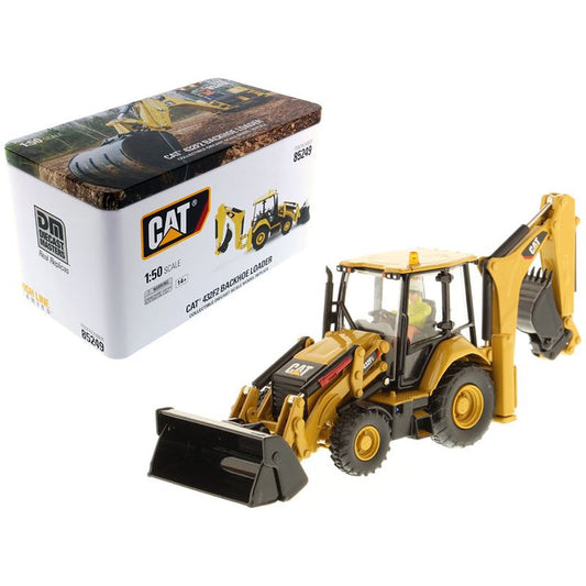 CAT Caterpillar 432F2 Backhoe Loader with Operator "High Line Series" 1/50 Diecast Model  by Diecast Masters