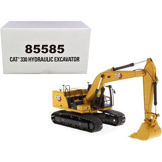 Cat Caterpillar 330 Hydraulic Excavator Next Generation with Operator "High Line Series" 1/50 Diecast Model by Diecast Masters