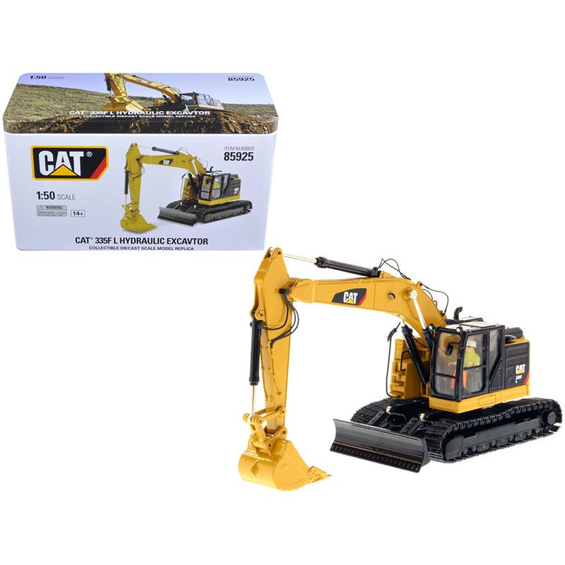 CAT Caterpillar 335F LCR with Operator "High Line Series" 1/50 Diecast Model by Diecast Masters