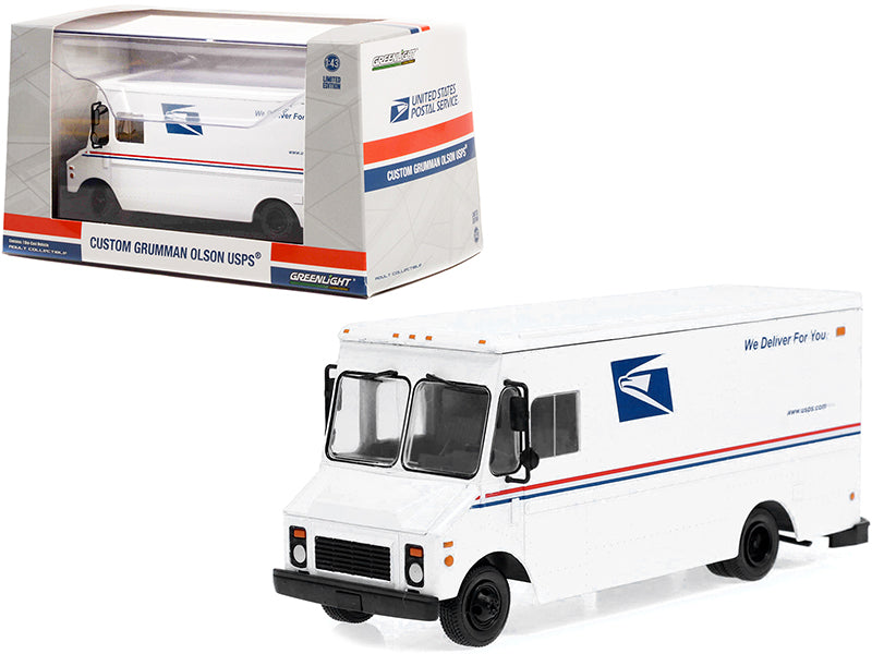 Grumman Olson Custom Delivery Truck White USPS "United States Postal Service" 1/43 Diecast Model by Greenlight