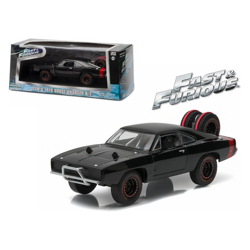 Dom's 1970 Dodge Charger R/T Off Road "Fast and Furious-Fast 7" Movie (2011) Diecast Model Car 1/43 by Greenlight