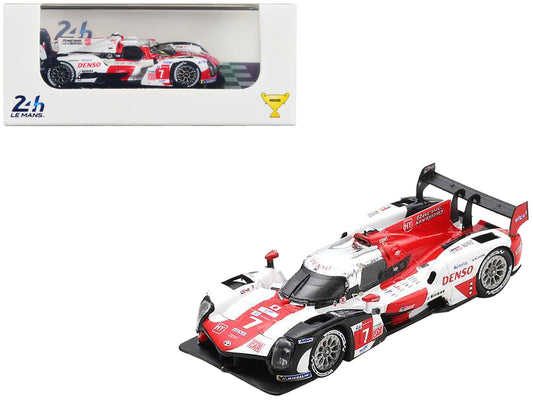 Toyota GR010 Hybrid #7 Mike Conway - Kamui Kobayashi - Jose Maria Lopez "Toyota Gazoo Racing" Winner 24 Hours of Le Mans (2021) 1/87 (HO) Diecast Model Car by Spark