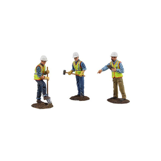 Diecast Metal Construction Figures 3pc Set #2 1/50 by First Gear