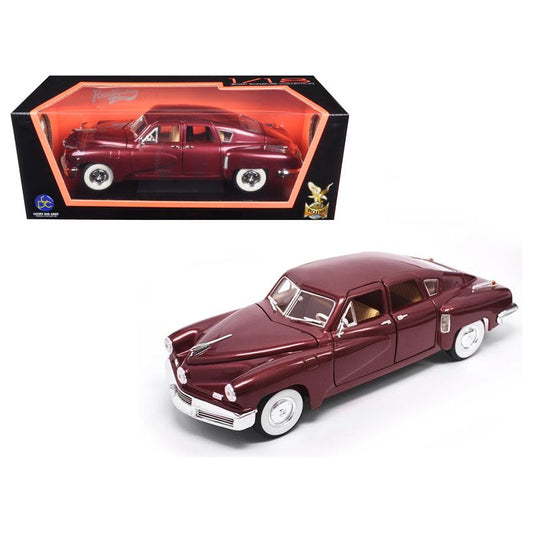 1948 Tucker Torpedo Burgundy 1/18 Diecast Model Car by Road Signature