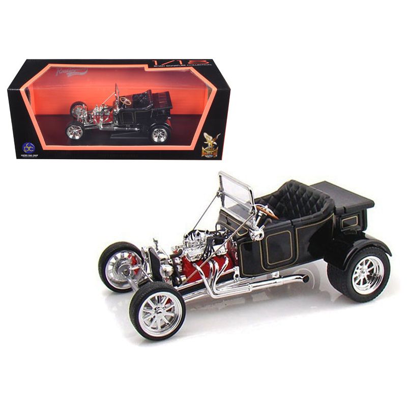 1923 Ford T-Bucket Roadster Black 1/18 Diecast Model Car by Road Signature