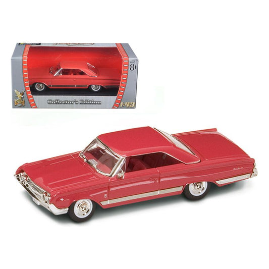 1964 Mercury Marauder Red/Cinnamon 1/43 Diecast Model Car by Road Signature