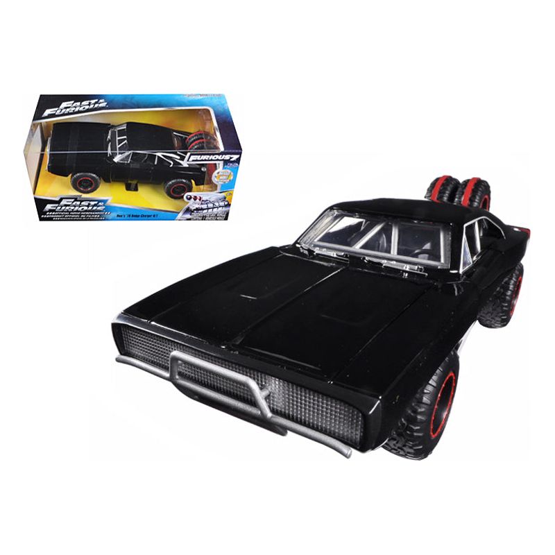 Dom's 1970 Dodge Charger R/T Off Road Version "Fast & Furious 7" Movie 1/24 Diecast Model Car by Jada