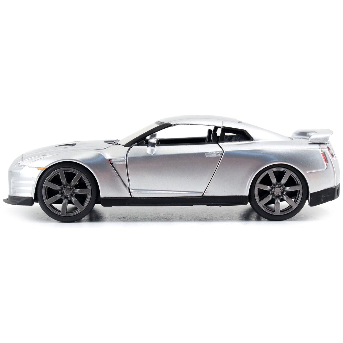 Brian's Nissan GT-R (R35) Silver Metallic "Fast & Furious" Movie 1/32 Diecast Model Car by Jada