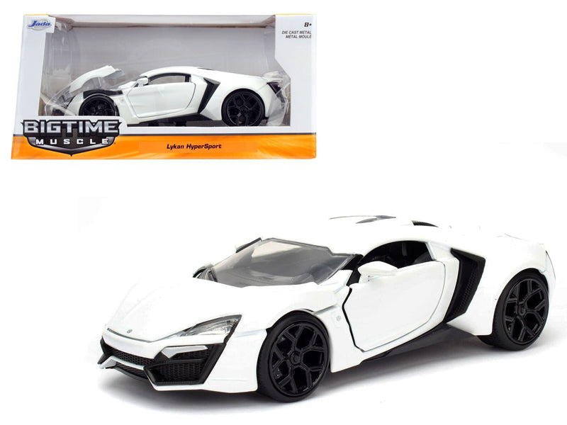 Lykan Hypersport White 1/24 Diecast Model Car by Jada