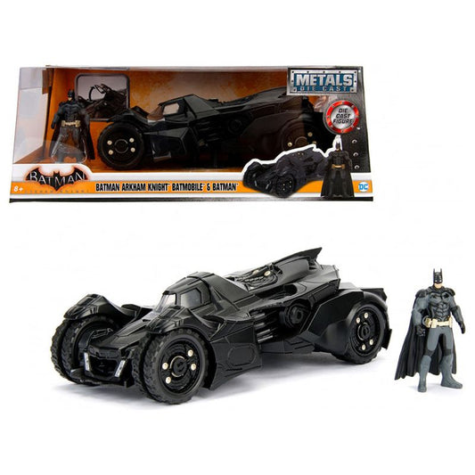 Arkham Knight Batmobile with Batman Diecast Figure 1/24 Diecast Model Car by Jada