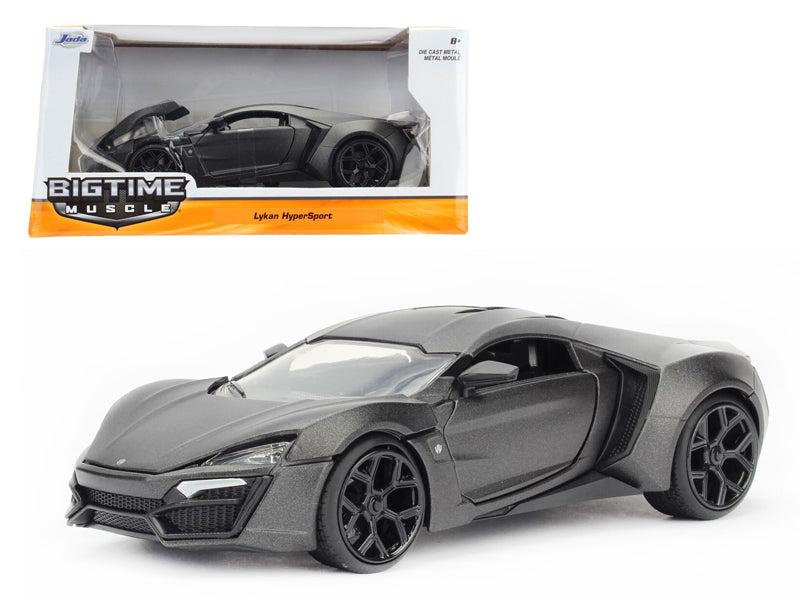 Lykan Hypersport Primer Gray 1/24 Diecast Model Car by Jada