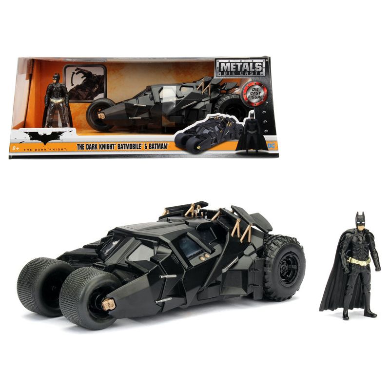 2008 "The Dark Knight" Tumbler Batmobile with Batman Diecast Figurine 1/24 Diecast Model Car by Jada