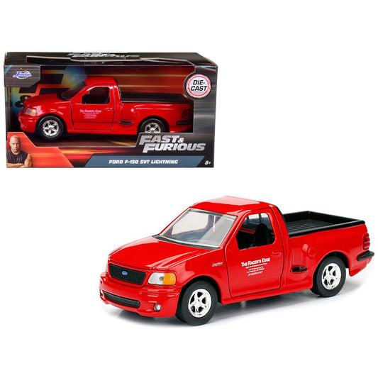 Brian's 1999 Ford F-150 SVT Lightning Pickup Truck Red "Fast & Furious" Movie 1/32 Diecast Model Car by Jada