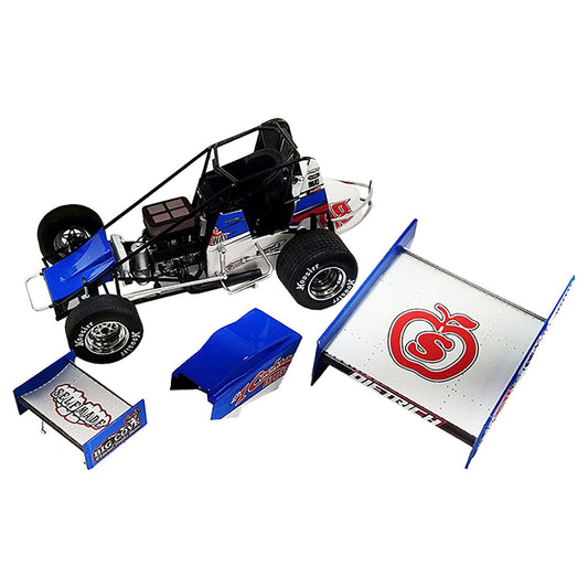 Winged Sprint Car #48 Danny Dietrich "Cochran Expressway - Weikert's Livestock Inc" Gary Kauffman Racing "World of Outlaws" (2023) 1/18 Diecast Model Car by ACME