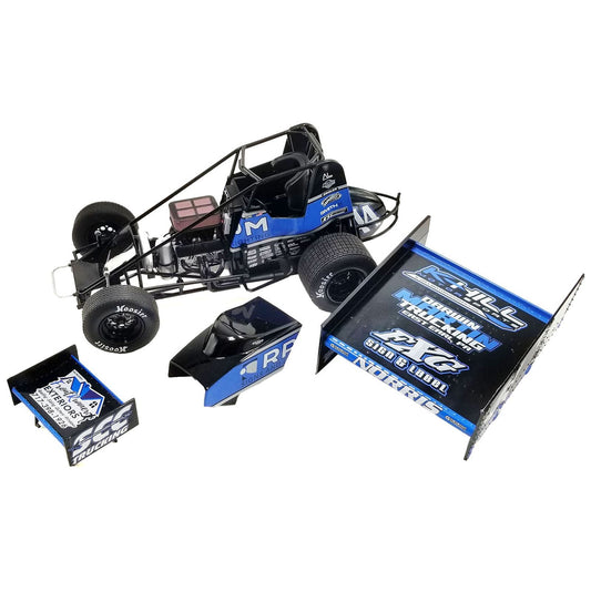 Winged Sprint Car #44 Dylan Norris "RPM" Gobrecht Motorsports "World of Outlaws" (2023) 1/18 Diecast Model Car by ACME