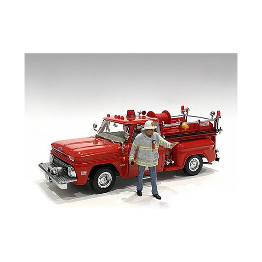 "Firefighters" Fire Captain Figure for 1/18 Scale Models by American Diorama