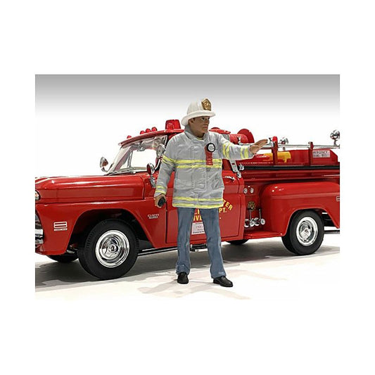 "Firefighters" Fire Captain Figure for 1/24 Scale Models by American Diorama