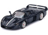 Maserati MC12 Stradale Blue Metallic with White Stripe 1/64 Diecast Model Car by BBR