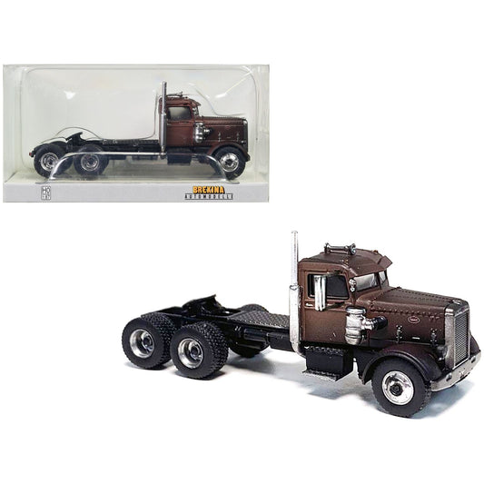 1955 Peterbilt 281 Truck Tractor Rusted 1/87 (HO) Scale Model Car by Brekina