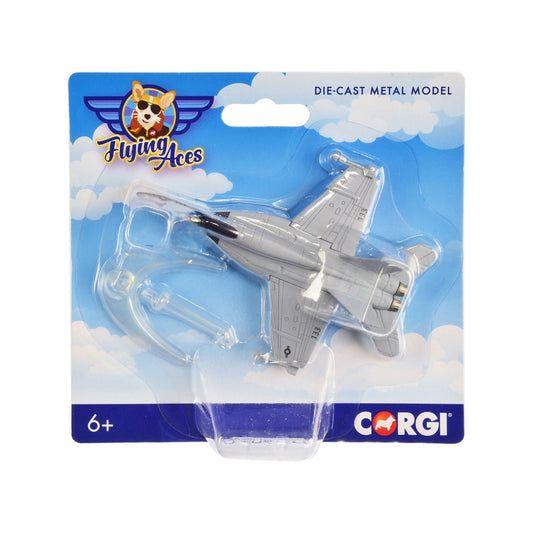 Boeing F/A-18 Super Hornet Fighter Aircraft "USAF" "Flying Aces" Series Diecast Model by Corgi