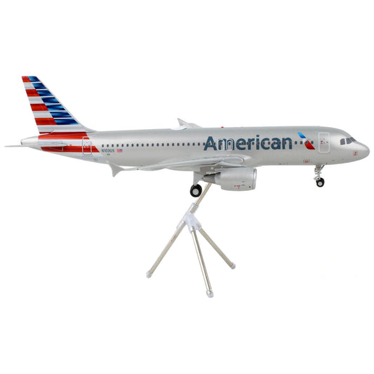 Airbus A320-200 Commercial Aircraft "American Airlines" Silver "Gemini 200" Series 1/200 Diecast Model Airplane by GeminiJets